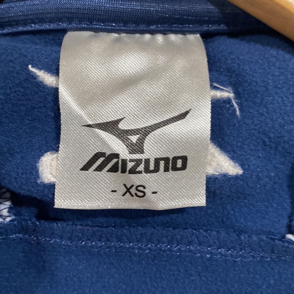 Mizuno blue and white athletic too zipped sweatshirt xs - Picture 6 of 6